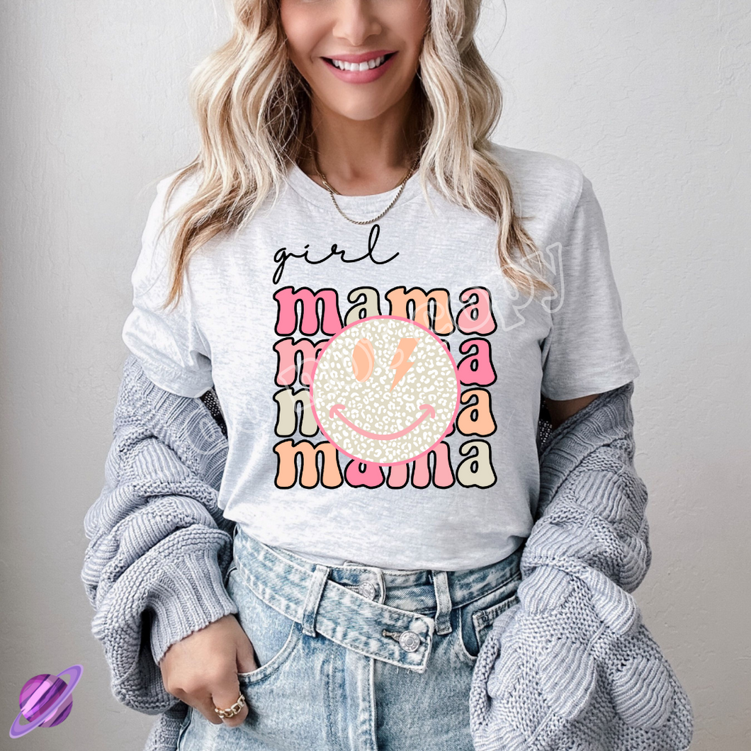 Girl Mama Smiley Tee