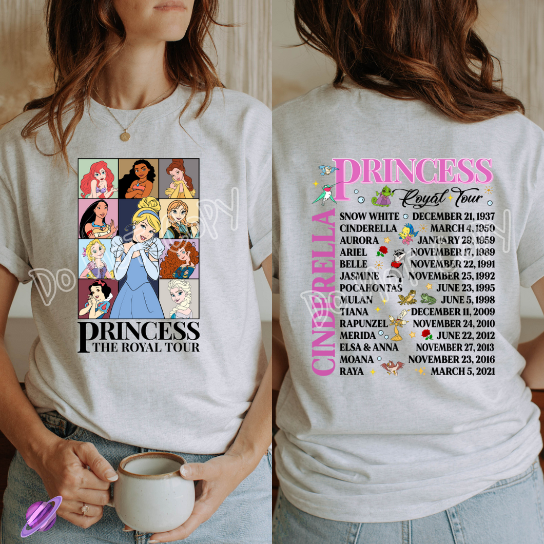 PRINCESS ROYAL TOUR DOUBLE SIDED TEE