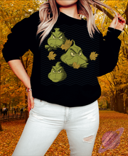 Load image into Gallery viewer, FALLING LEAVES-VINTAGE MEAN-CREWNECK SWEATSHIRT
