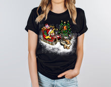 Load image into Gallery viewer, HOLIDAY BASH RUN- XMAS CATCH- UNISEX TEE ADULTS/KIDS
