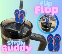 Load image into Gallery viewer, FLIP FLOPS-3D PRINTED STRAW BUDDY
