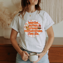 Load image into Gallery viewer, PUMPKINS, BONFIRES, HAYRIDES, PUMPKIN PATCHES I LOVE FALL TEE
