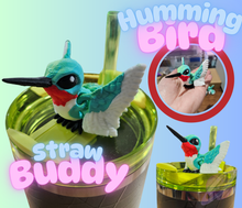 Load image into Gallery viewer, HUMMINGBIRD-3D PRINTED STRAW BUDDY

