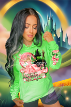Load image into Gallery viewer, ALWAYS WICKED HOODIE FRONT &amp; SLEEVE DESIGN
