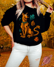 Load image into Gallery viewer, FALLING LEAVES-PUMPKIN SCOOB-CREWNECK SWEATSHIRT
