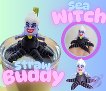 Load image into Gallery viewer, SEA WITCH 3D PRINTED STRAW BUDDY
