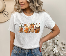 Load image into Gallery viewer, FALL COFFEE -UNISEX TEE ADULTS/KIDS
